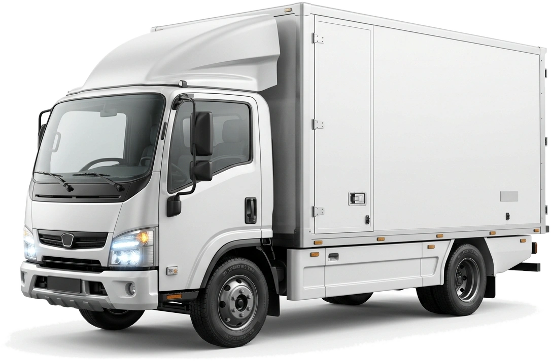 Commercial delivery truck
