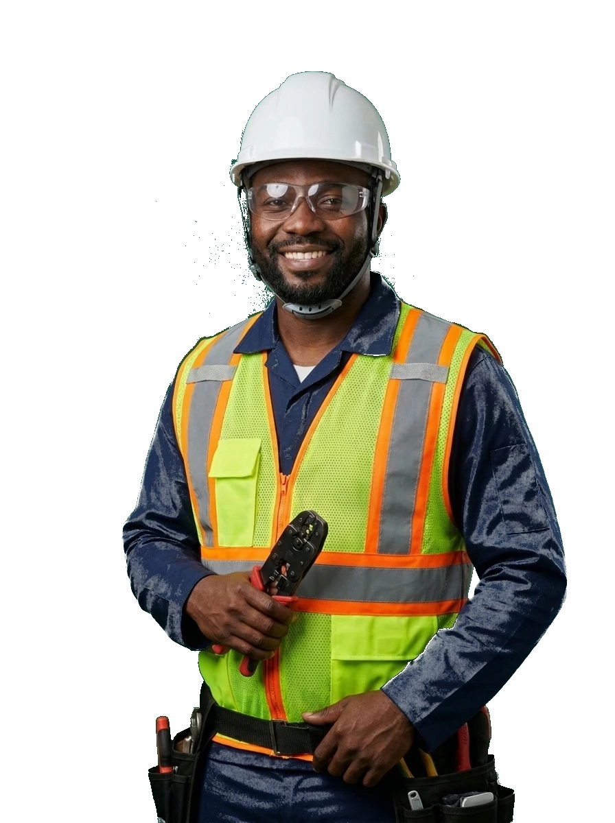 Certified solar installation technician